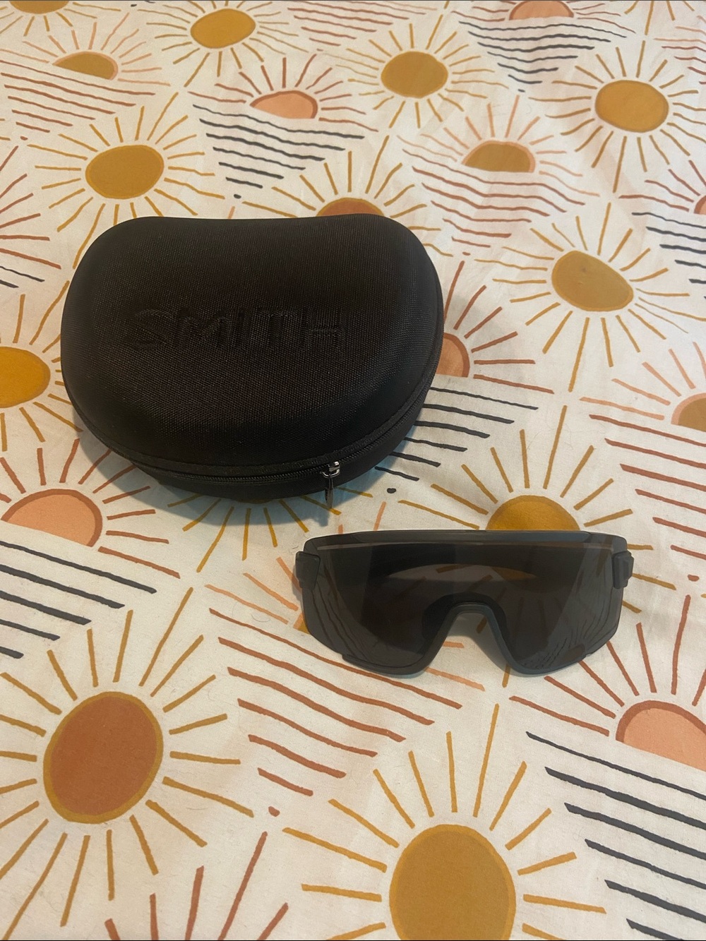 SMITH Wildcat mountain bike  Shield Sunglasses with Zip Case